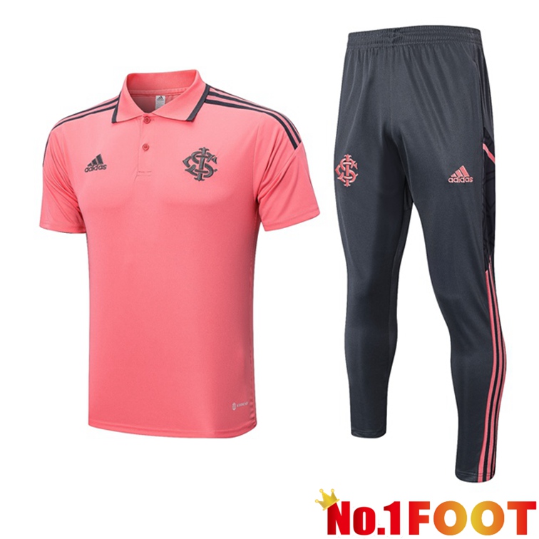 SC Internacional Soccer Polo + Pants Pink 2022/2023