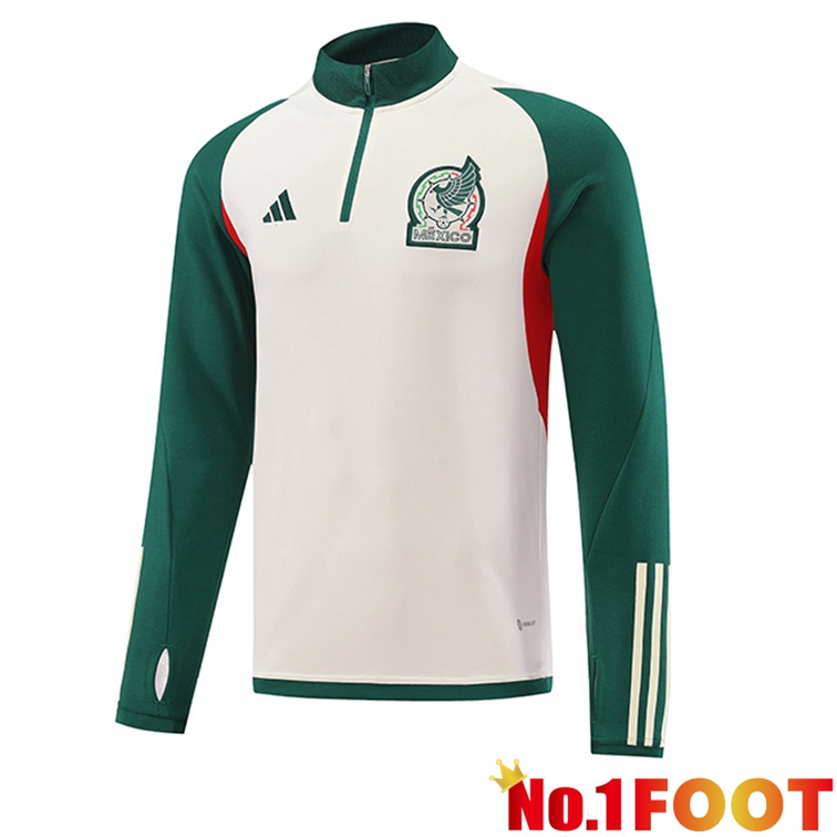 Mexico Training Sweatshirt White Green 2022/2023