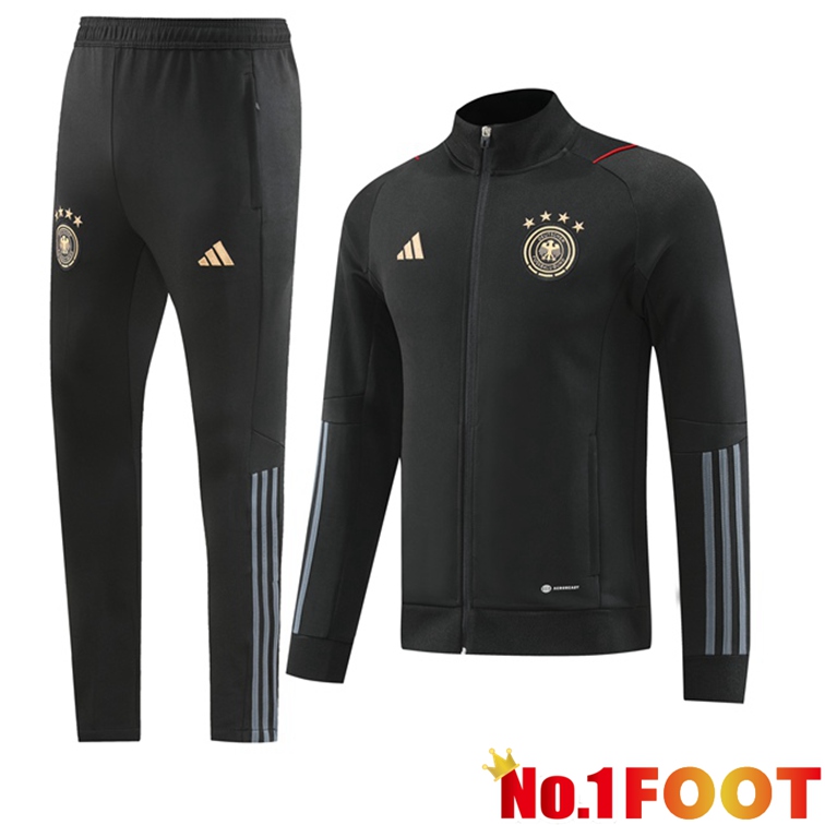 Germany Training Jacket Suit Black 2022/2023