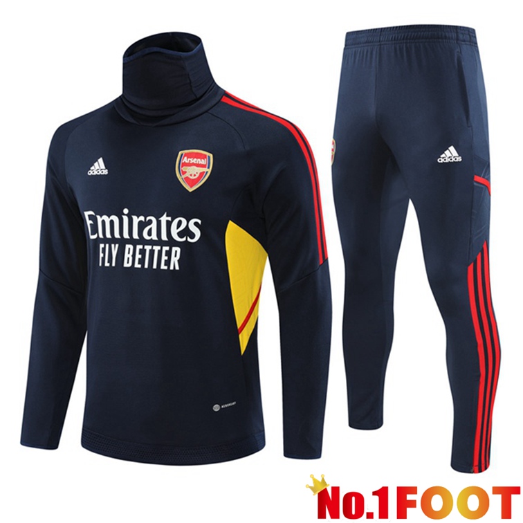 Arsenal High collar Training Tracksuit SuitRoyal Blue 2022/2023