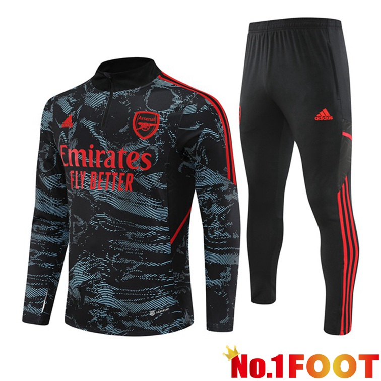 Arsenal Training Tracksuit Suit Blue Red 2022/2023