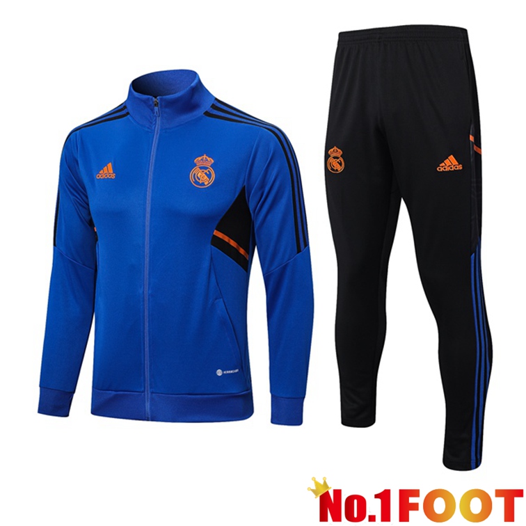 Real Madrid Training Jacket Suit Blue 2022/2023