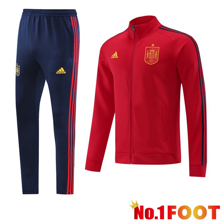 Spain Training Jacket Suit Red 2022/2023