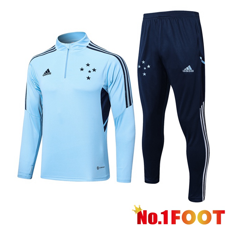 Cruzeiro EC Training Tracksuit Suit Blue 2022/2023