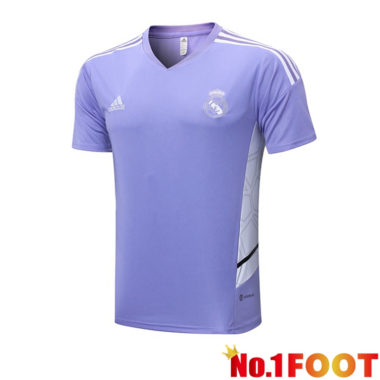 Real Madrid Training T Shirt Purple 2022/2023