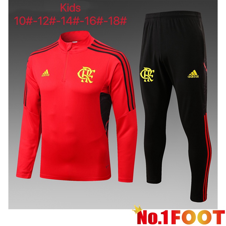 Flamengo Kids Training Tracksuit Suit Red 2022/2023