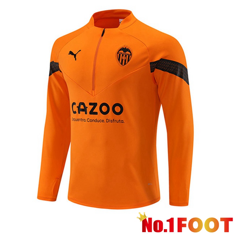 Valencia CF Training Sweatshirt Orange 2022/2023