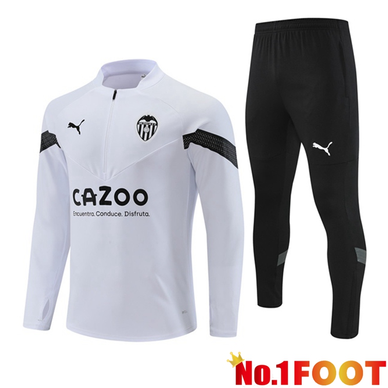 Valencia CF Training Tracksuit Suit White 2022/2023