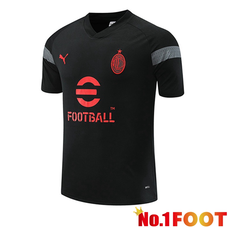 AC Milan Training T Shirt Black 2022/2023