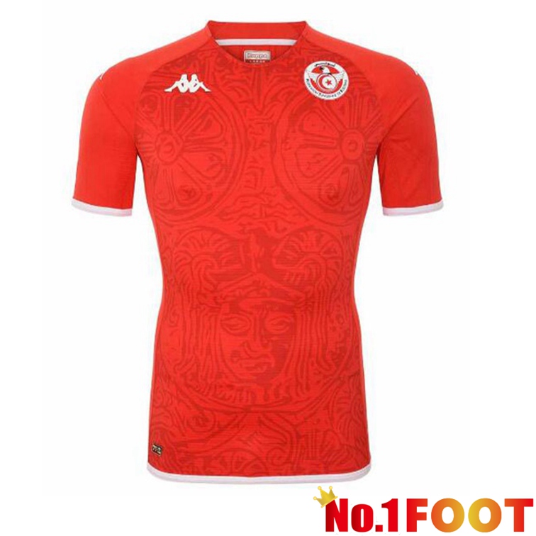 Tunisia Soccer Jersey Home Red 2022/2023