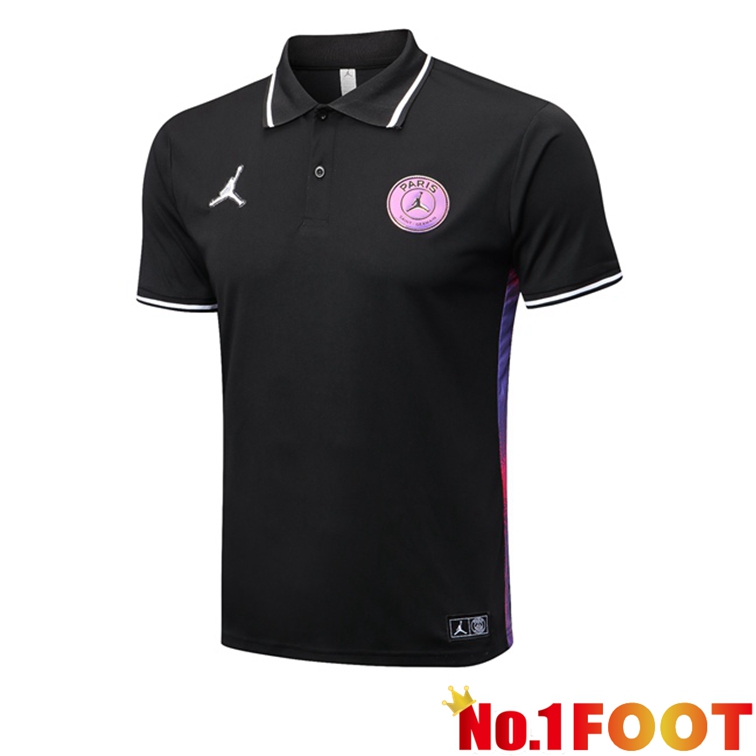 Paris PSG Soccer Polo Black 2022/2023