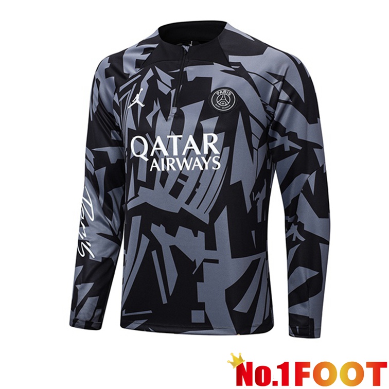 FC Barcelona Training Sweatshirt Black Grey 2022/2023