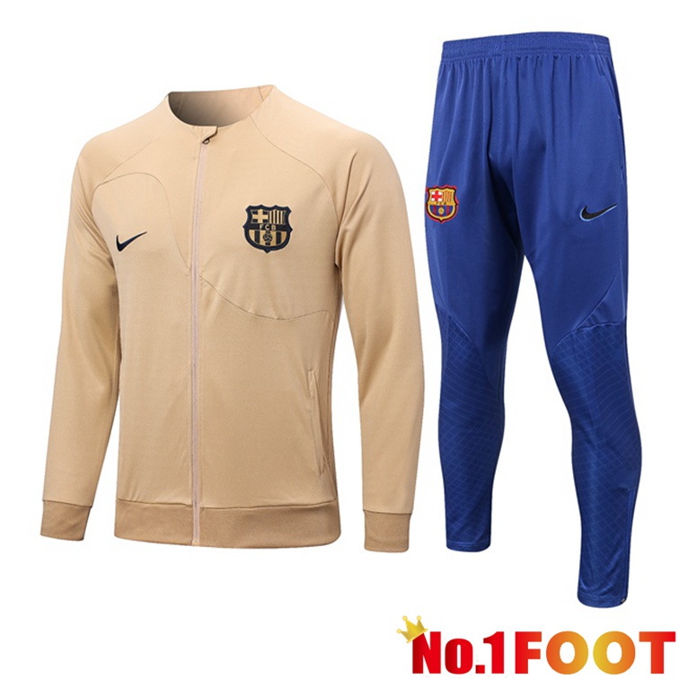 FC Barcelona Training Jacket Suit Brown 2022/2023