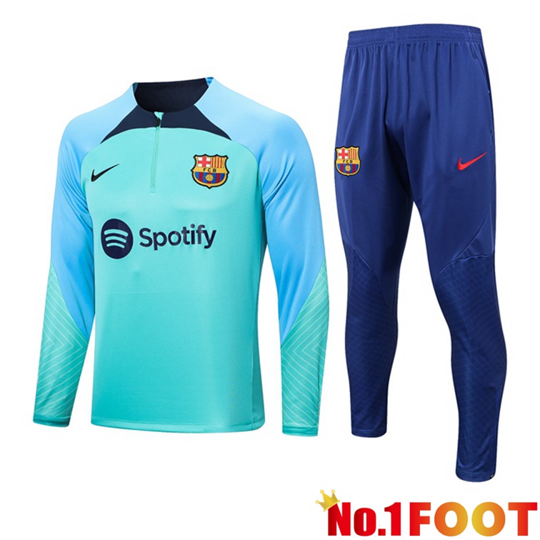 FC Barcelona Training Tracksuit Suit Green 2022/2023