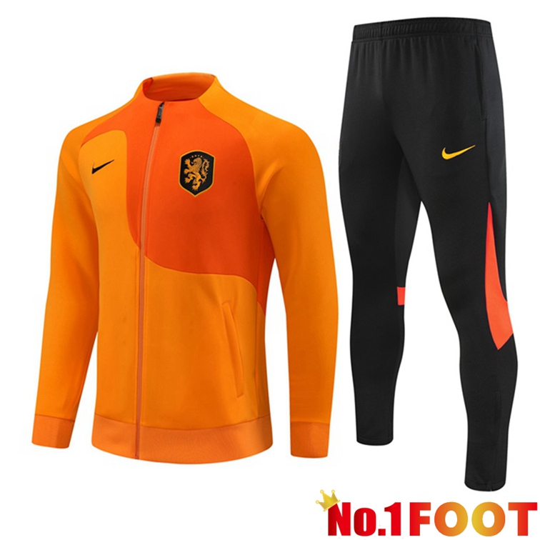 Netherlands Training Jacket Suit Orange 2022/2023