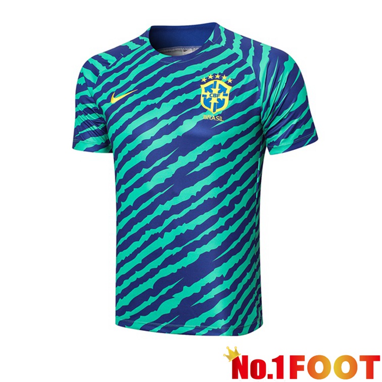 Brazil Training T Shirt Green 2022/2023