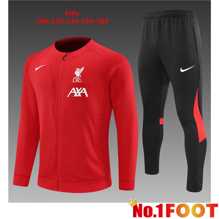 FC Liverpool Kids Training Jacket Suit Red 2022/2023