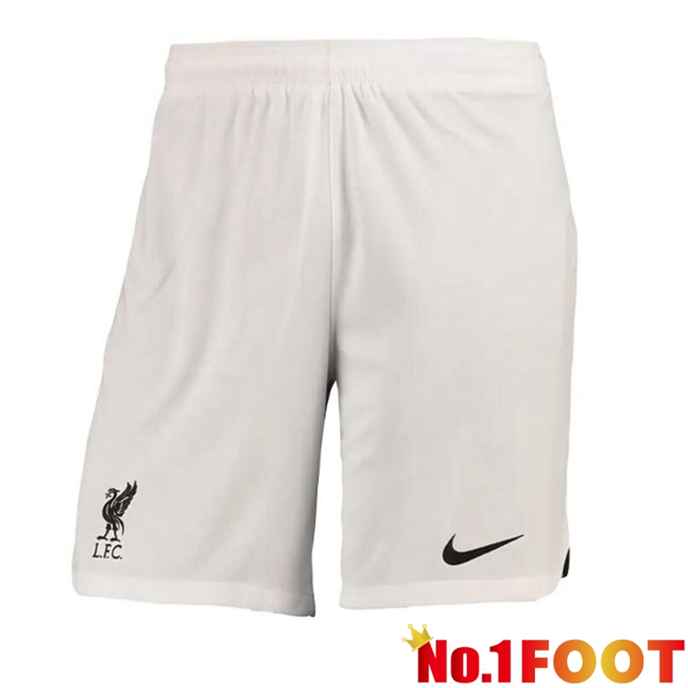 FC Liverpool Soccer Shorts Away White 2022/2023