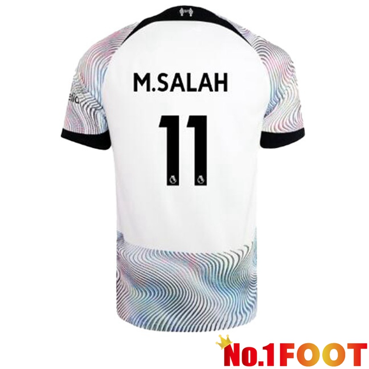 FC Liverpool (M.SALAH 11) Soccer Jersey Away White 2022/2023