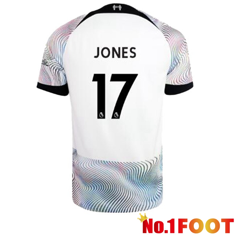 FC Liverpool (JONES 17) Soccer Jersey Away White 2022/2023