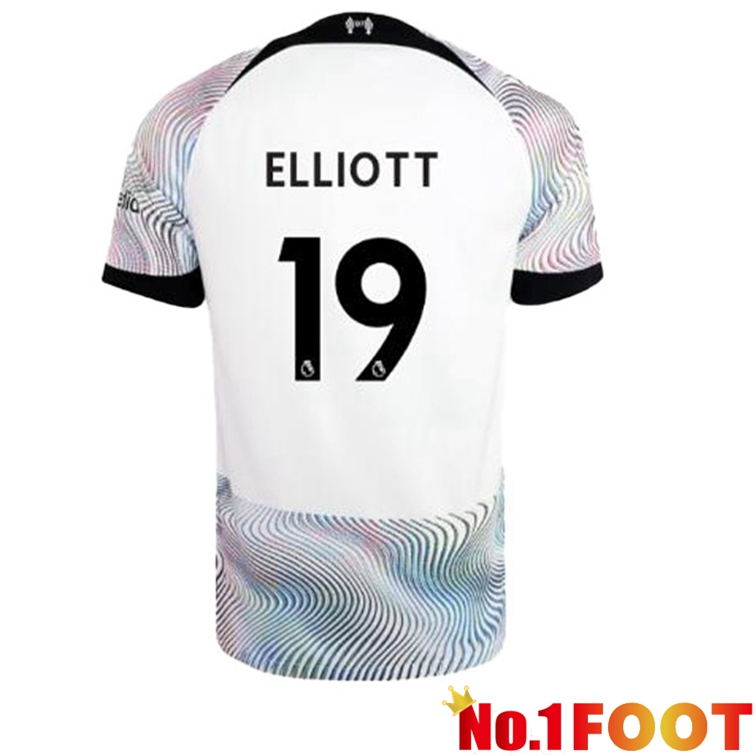 FC Liverpool (ELLIOTT 19) Soccer Jersey Away White 2022/2023