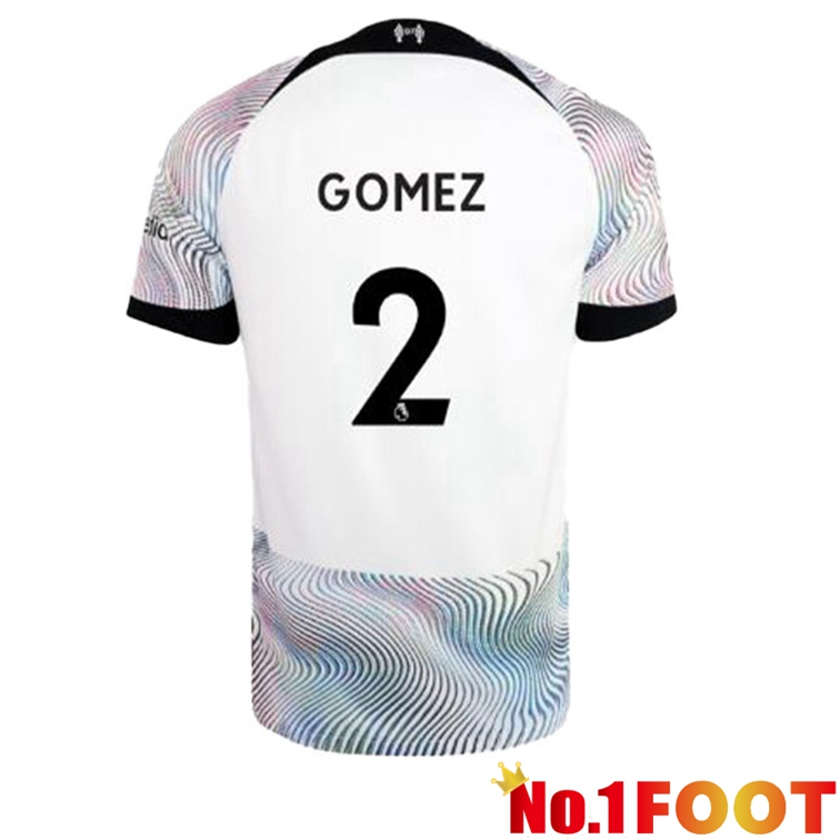 FC Liverpool (GOMEZ 2) Soccer Jersey Away White 2022/2023