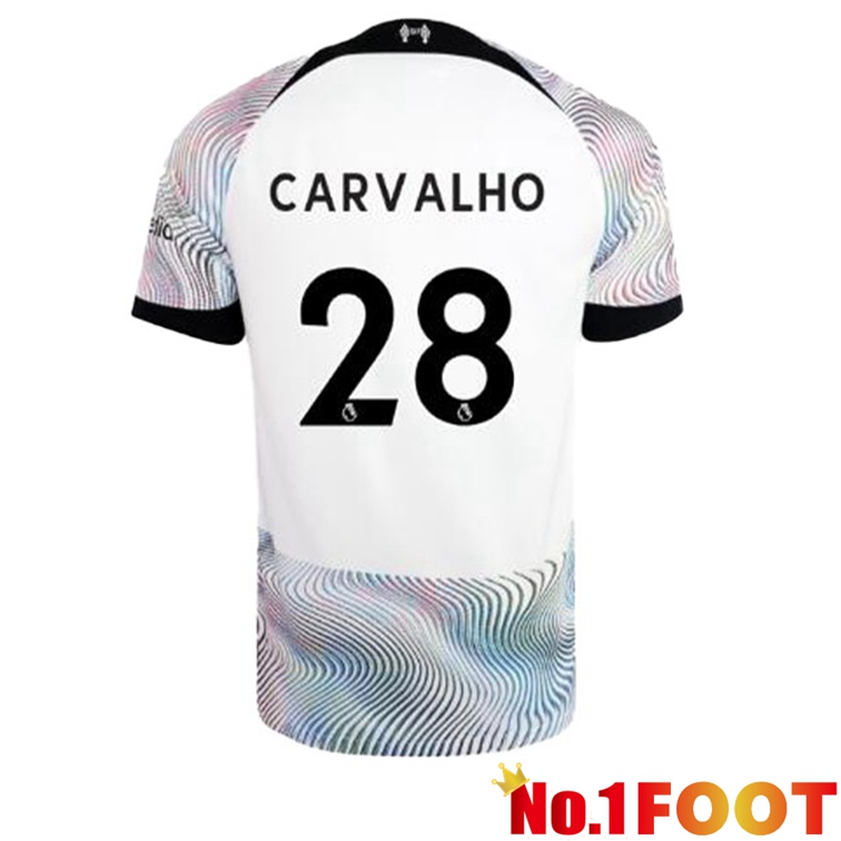 FC Liverpool (CARVALHO 28) Soccer Jersey Away White 2022/2023