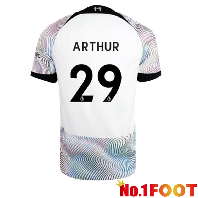 FC Liverpool (ARTHUR 29) Soccer Jersey Away White 2022/2023