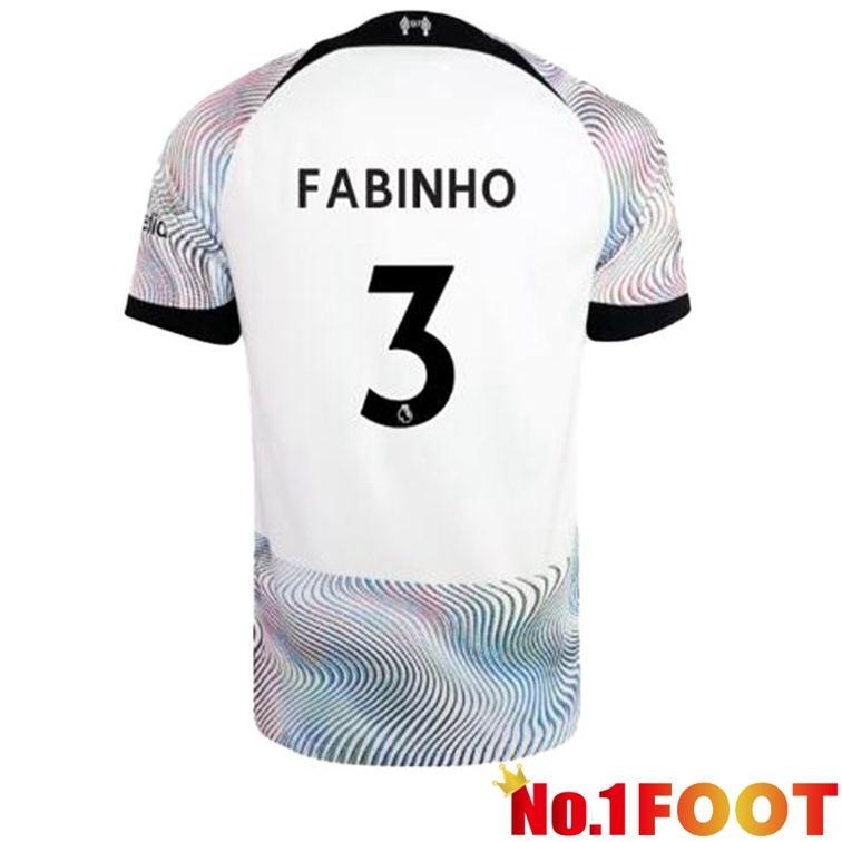 FC Liverpool (FABINHO 3) Soccer Jersey Away White 2022/2023