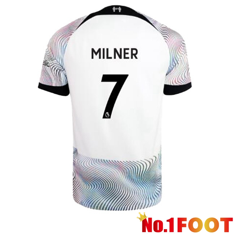 FC Liverpool (MILNER 7) Soccer Jersey Away White 2022/2023