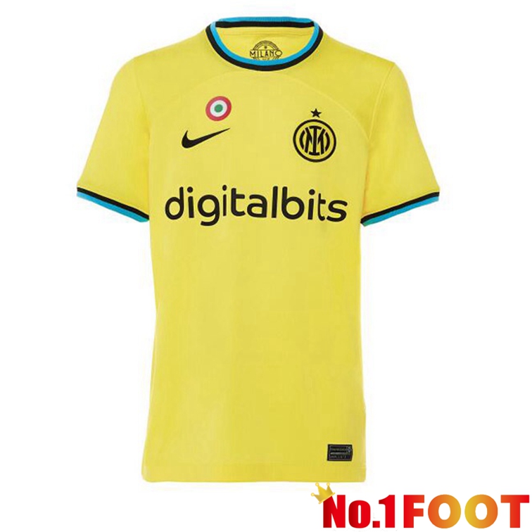 Inter Milan Soccer Jersey Third Yellow 2022/2023