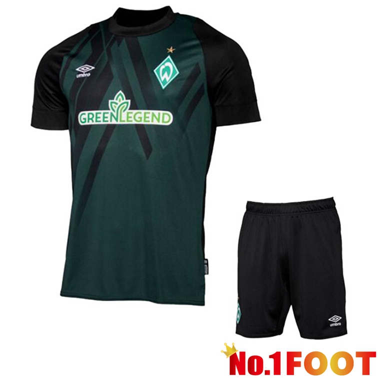 SV Werder Bremen Kids Soccer Jersey Third Black 2022/2023