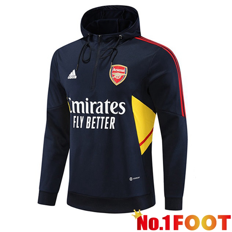 Arsenal Training Sweatshirt Hoodie Royal Bluee 2022/2023