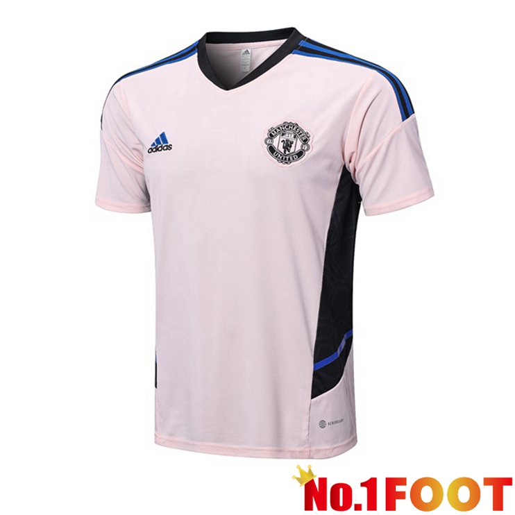 Manchester United Training T Shirt Pink 2022/2023