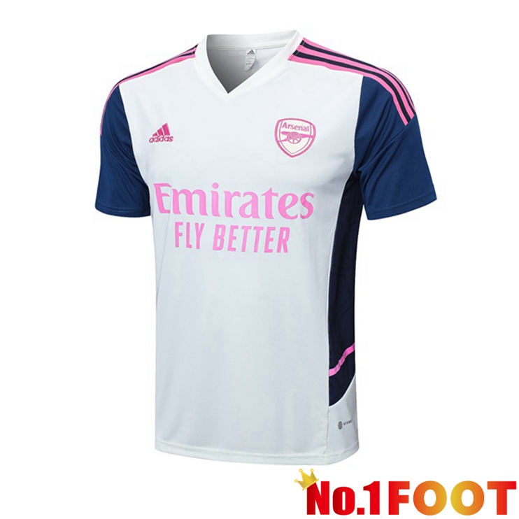 Arsenal Training T Shirt White 2022/2023