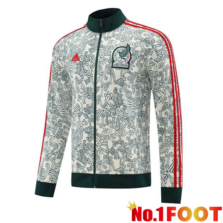 Mexico Training Jacket White Green 2022/2023