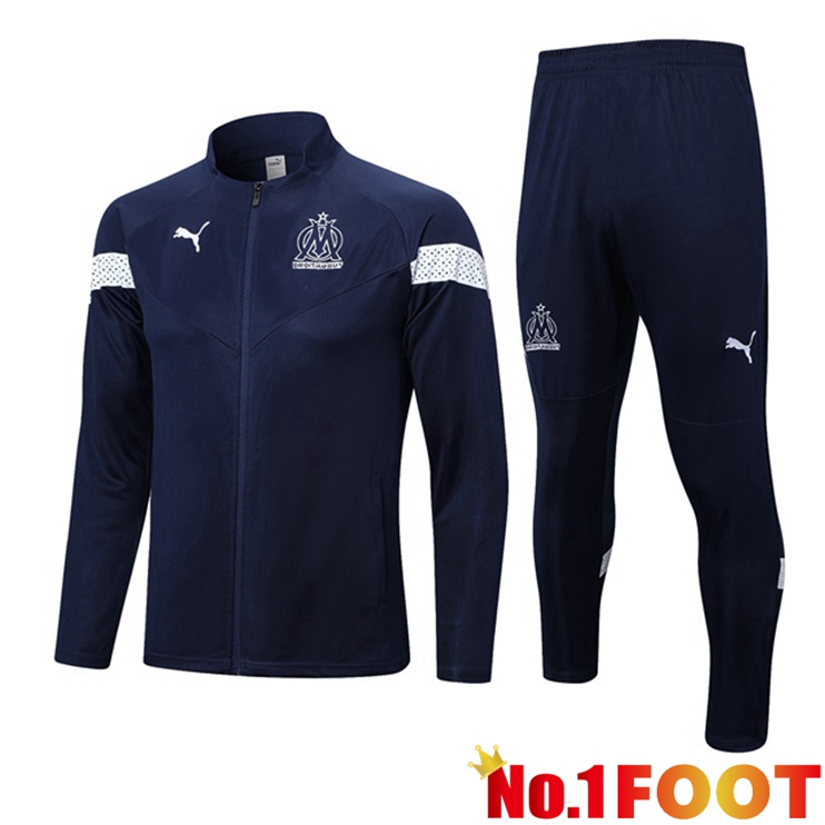 Marseille Training Jacket Suit Royal Bluee 2022/2023