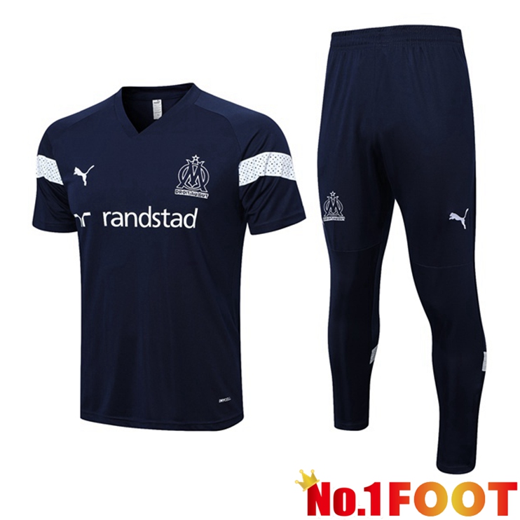 Marseille Training T Shirt + Pants Royal Bluee 2022/2023