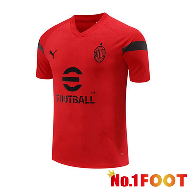 AC Milan Training T Shirt Red 2022/2023