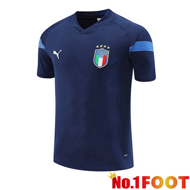 Italy Training T Shirt Royal Bluee 2022/2023