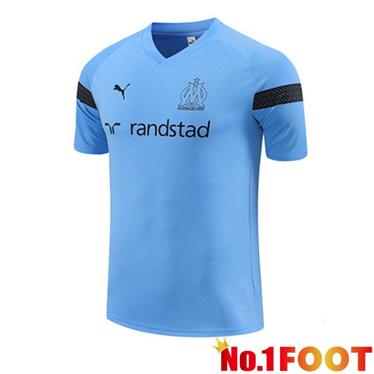 Marseille Training T Shirt Blue 2022/2023