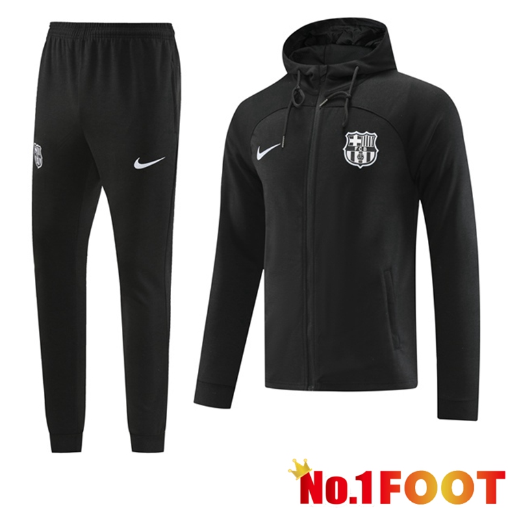 FC Barcelona Training Tracksuit Hoodie Black 2022/2023