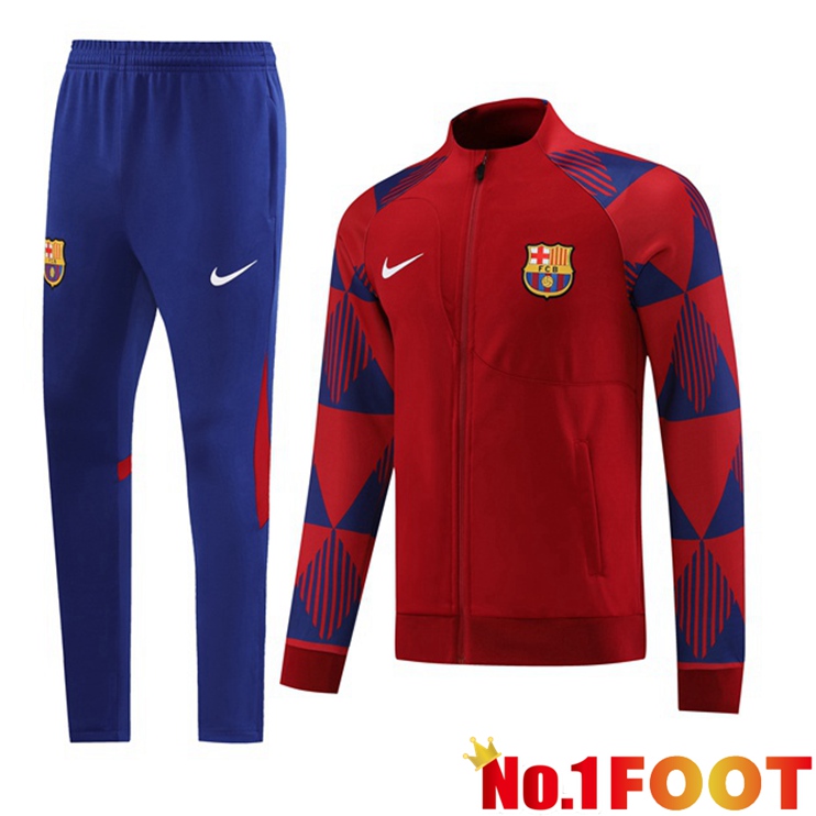 FC Barcelona Training Jacket Suit Red 2022/2023