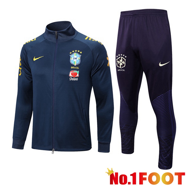 Brazil Training Jacket Suit Royal Bluee 2022/2023