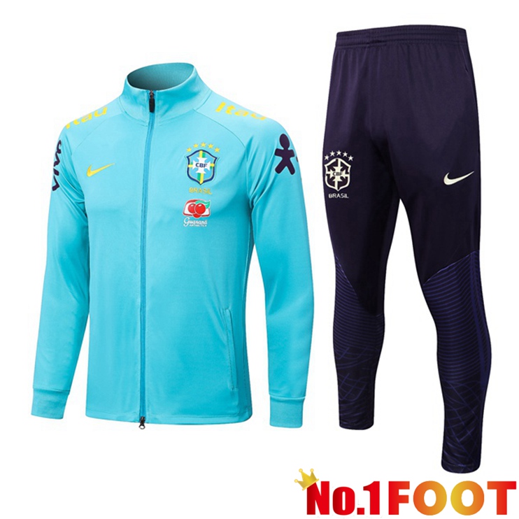 Brazil Training Jacket Suit Blue 2022/2023