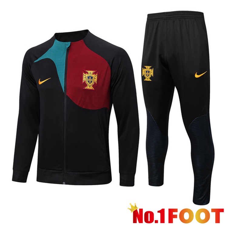 Portugal Training Jacket Suit Black 2022/2023