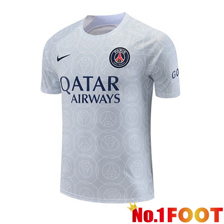 Paris PSG Training T Shirt Grey 2022/2023