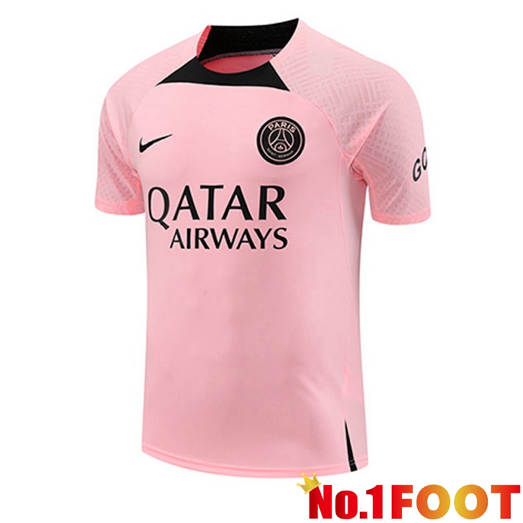 Paris PSG Training T Shirt Pink 2022/2023