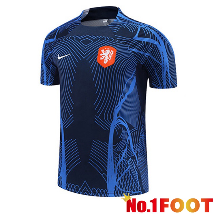 Netherlands Training T Shirt Royal Bluee 2022/2023