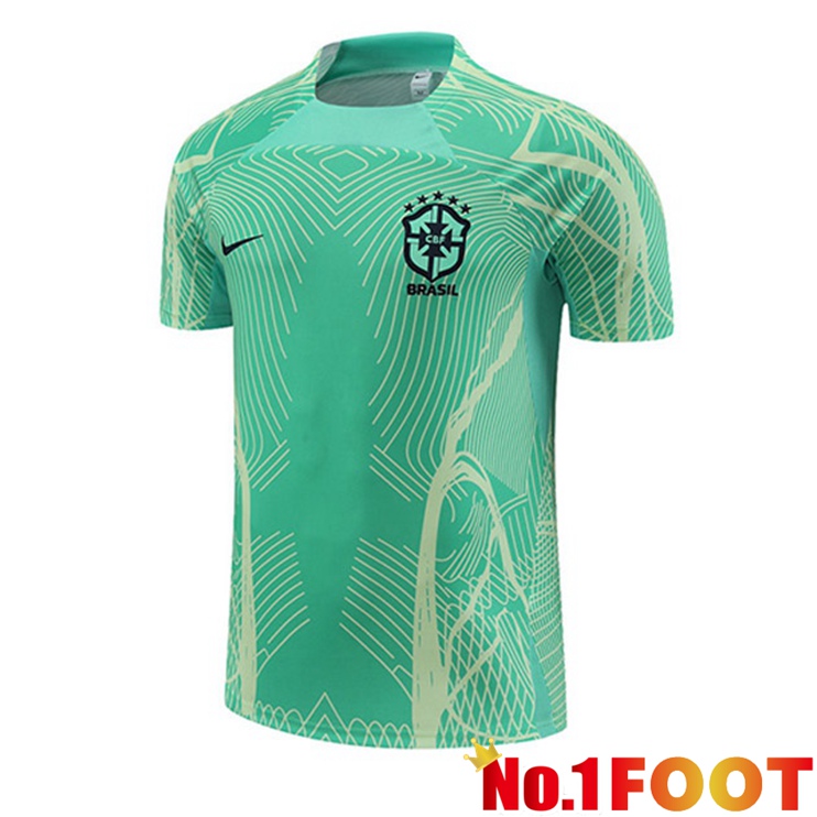 Brazil Training T Shirt Green 2022/2023